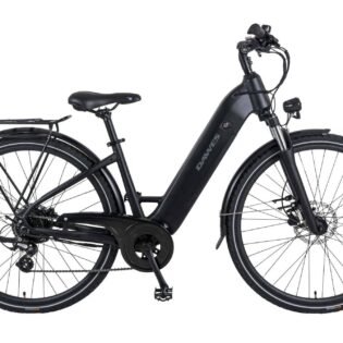 2025 Dawes Spire 1.0 Low Step Electric Bike With Hub Motor In Black