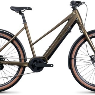 EBCO Adventure 3T Electric Bike Trapeze Frame In Bronze
