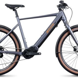 EBCO Adventure 5R Electric Bike Crossbar Frame In Gunmetal